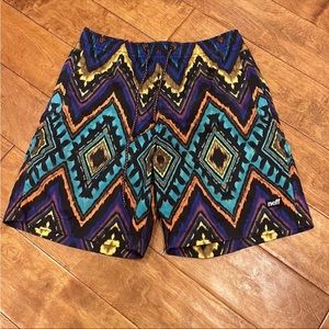 Neff Men’s Aztec Swim Shorts Sz Small